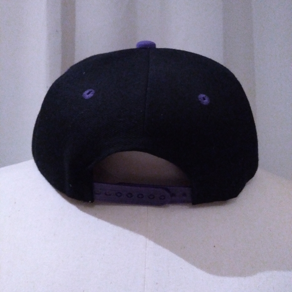 Forest awakening snapback in black and purple. Adjustable back - Picture 11 of 11